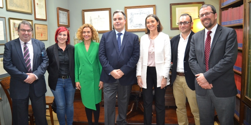 Les ministres d'Indústria i Política Territorial visiten Laboratoris Oliver Rodés 