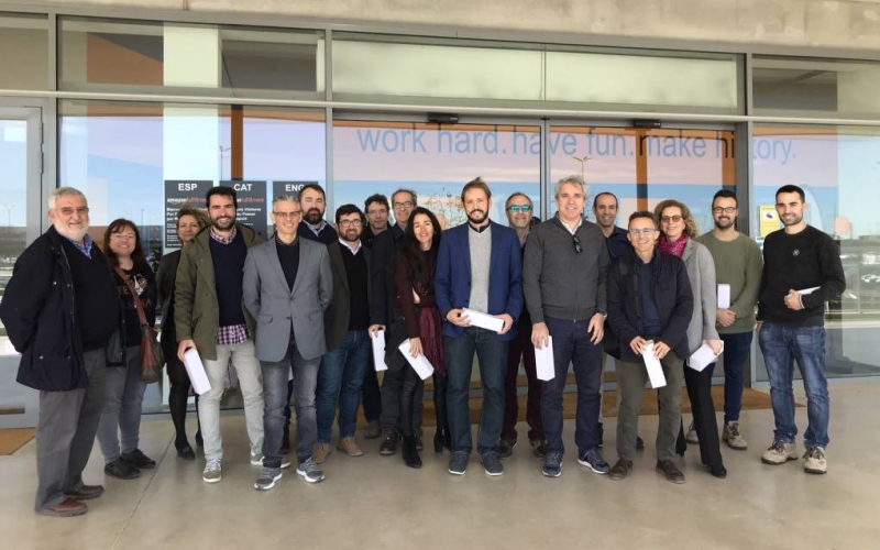 El Prat Empresarial visita les instal·lacions d'Amazon El Prat 