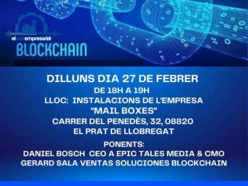 Conferència sobre Blockchain el 27 de febrer 