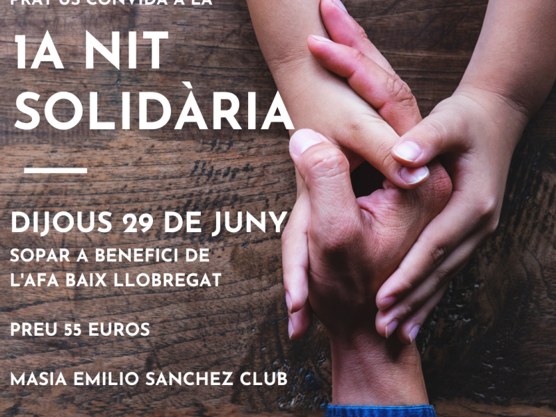 1a Nit Solidària del Gremi de Restauradors del Prat 